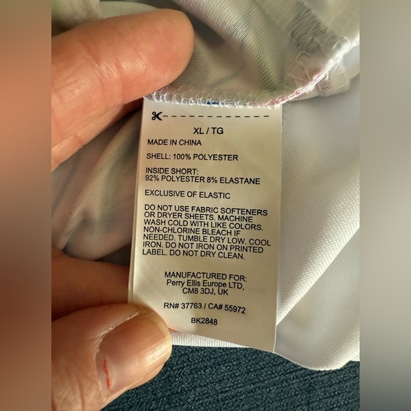 PGA Tour Womens Golf Skort SZ XL Floral Pockets Bright Athletic Summer Comfort - Picture 6 of 8